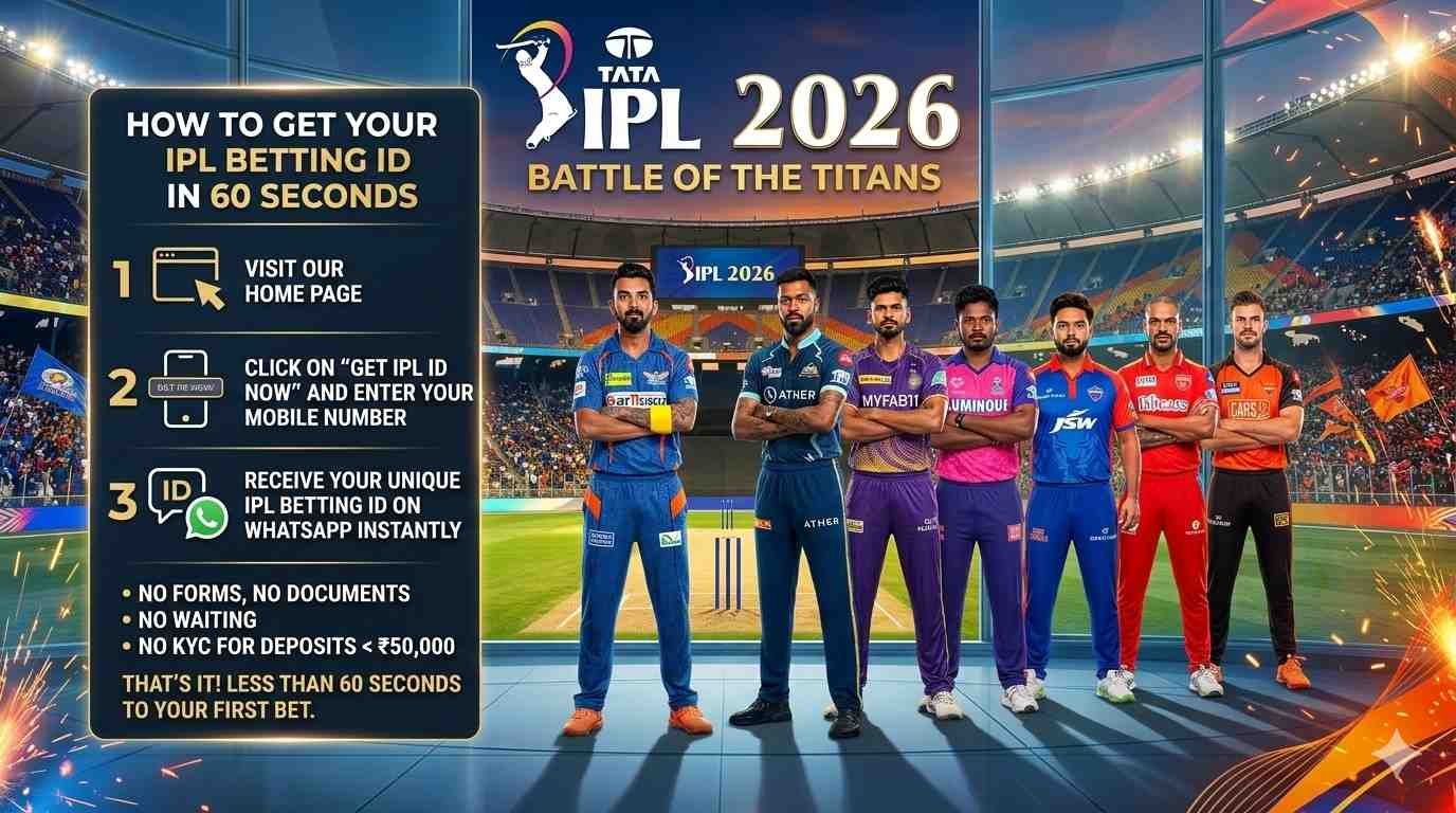 How to Get Your IPL Betting ID in 60 SEC