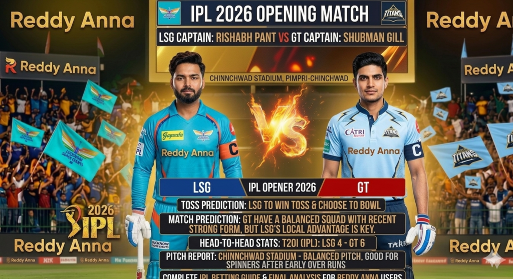 LSG vs GT betting Reddy Anna – Get Reddy Anna ID & 500% Bonus