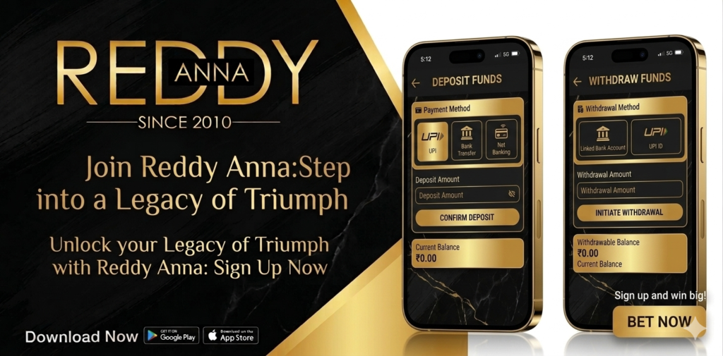Reddy Anna Deposit & Withdrawal – Complete Guide  2026